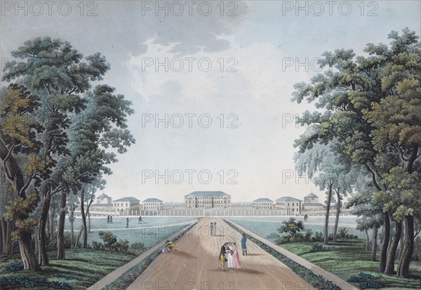 View of the Palace of Kurakin's Estate "Nadezhdino", c1800.