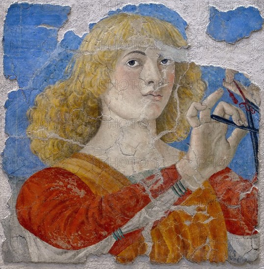 Musician angel, c1480.