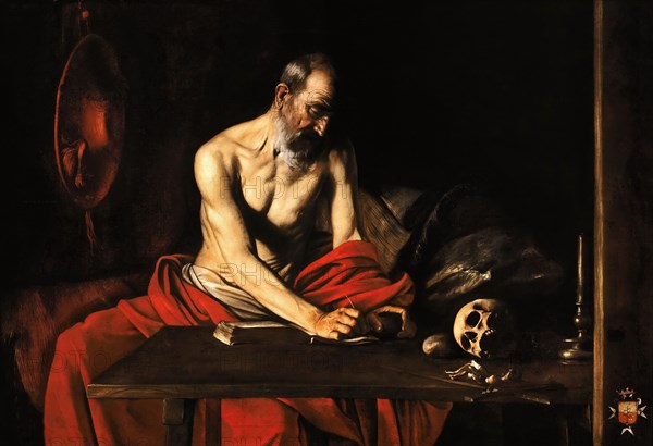 Saint Jerome in his Cell, ca 1608.