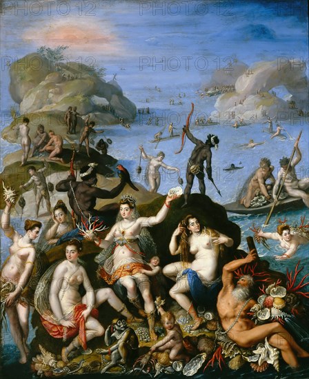 Allegoria della scoperta d'America (Allegory of the discovery of America), ca 1585.