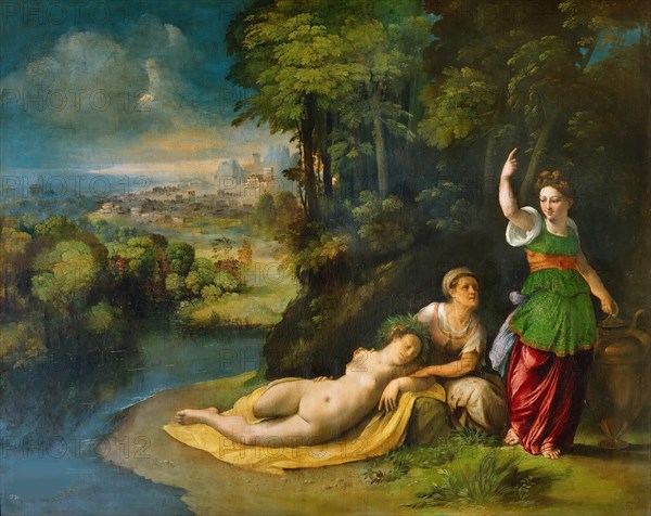 Diana and Callisto, ca 1528.