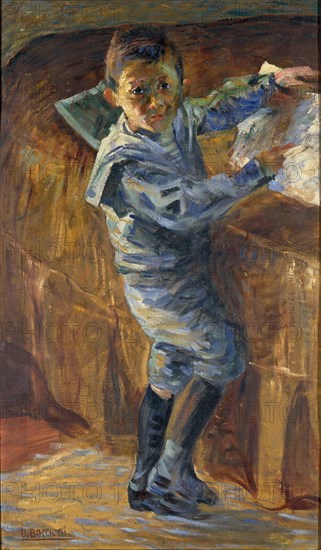 Portrait of a boy, 1908-1909.