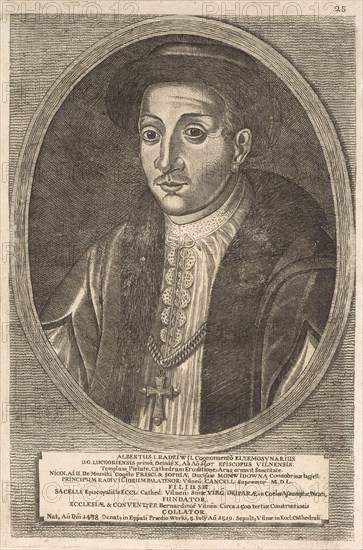 Adalbert (Wojciech) Radziwill (c1476-1519). From: Icones Familiae Ducalis Radivilianae, 1758.