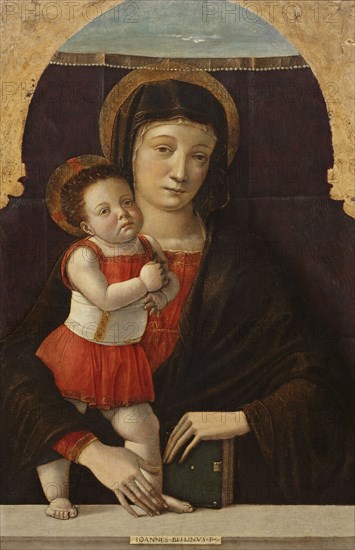 The Madonna and child.