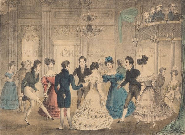 The Cotillion Dance, 1828.