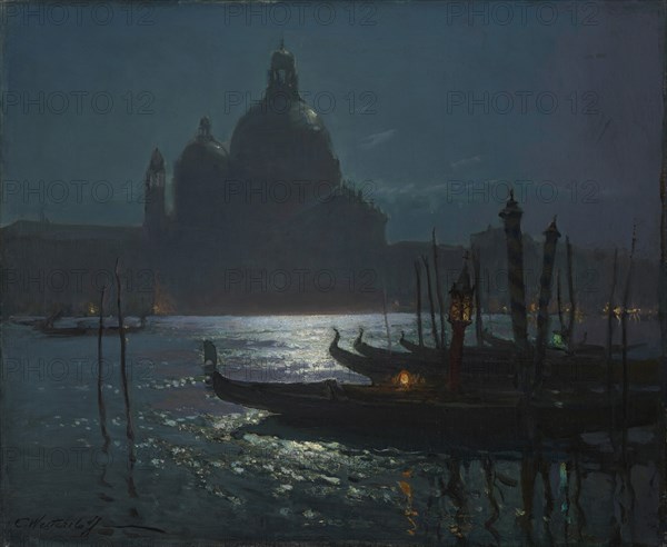 Santa Maria della Salute at Night.