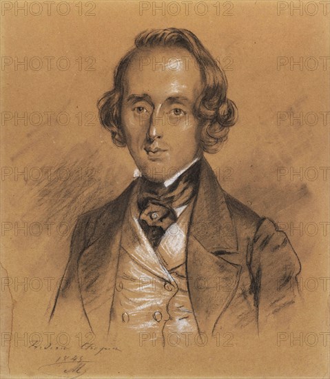 Portrait of Frédéric Chopin (1810-1849), 1845.