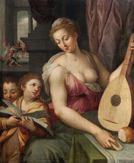 Allegory of Music, c1570.