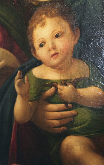 Detail from 'Madonna and Child with Mary Magdalene, St Catherine, and two Saints', 1504. Artist: Alvise Vivarini