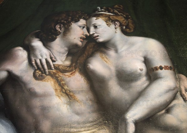 'Love Scene', 16th century. Artist: Giulio Romano