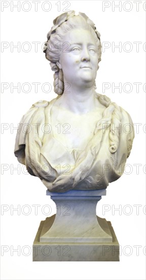 Bust of Catherine the Great, Empress of Russia, 1786. Creator: Feodosy Shchedrin.