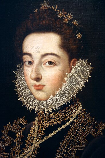 'Portrait of the Infanta Catalina Michaela of Austria', c1582-c1585. Artist: Alonso Sanchez Coello