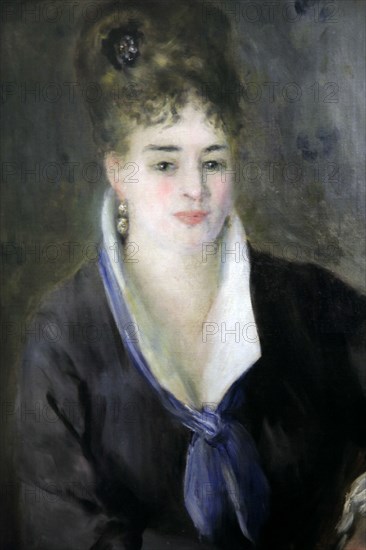 'Lady in Black', 1876. Artist: Pierre-Auguste Renoir