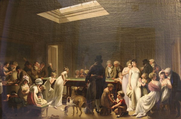 'Game of Billiards', 1807. Artist: Louis Leopold Boilly