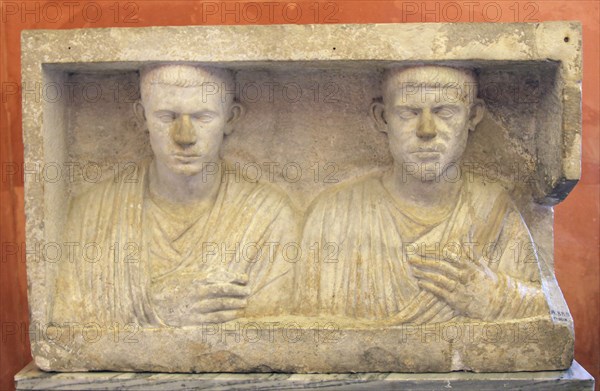 Sepulchral monument of two brothers, second half of 1st century BC. Artist: Unknown