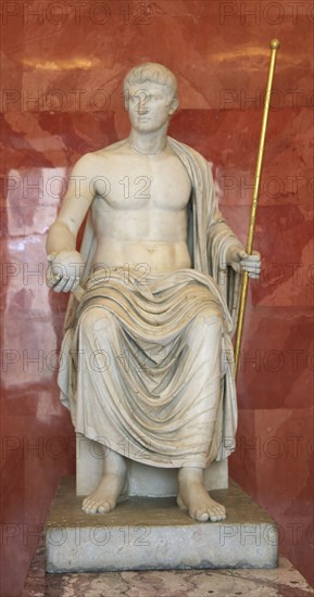 Statue of Augustus as Jupiter, first half of 1st century BC. Artist: Unknown