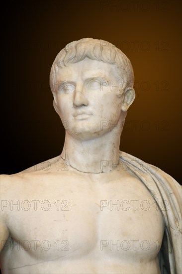 Statue of Augustus as Jupiter, first half of 1st century BC. Artist: Unknown