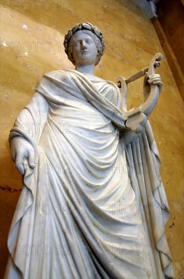 Statue of Terpsichore, Muse of Dances. Artist: Unknown