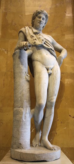 Statue of a resting satyr. Artist: Unknown