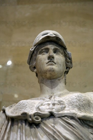 Statue of Athena, Goddess of Wisdom and Just War, and patroness of crafts, 2nd century. Artist: Unknown