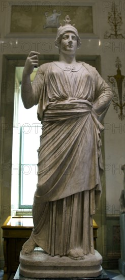 Statue of Athena, Goddess of Wisdom and Just War, and patroness of crafts, 2nd century. Artist: Unknown