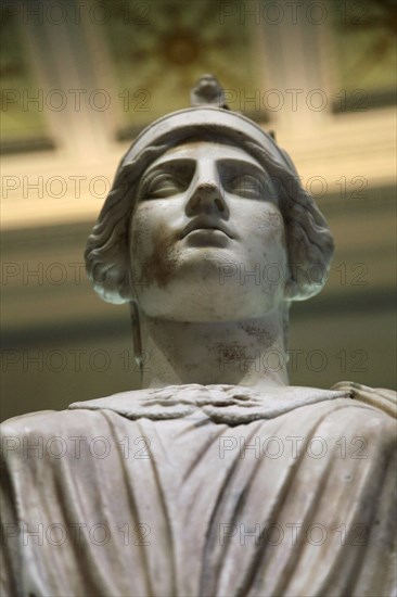 Statue of Athena, Goddess of Wisdom and Just War, and patroness of crafts, 2nd century. Artist: Unknown