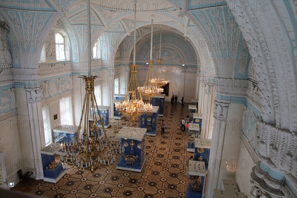 Chandeliers in the Hermitage Museum, St Petersburg, Russia, 2011. Artist: Sheldon Marshall