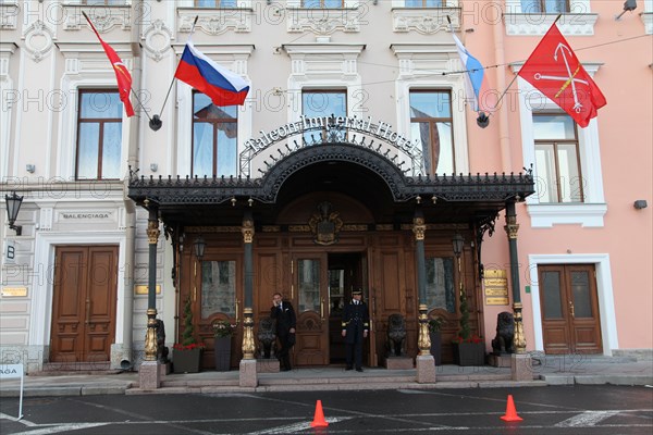 Entrance of the Taleon Imperial Hotel, St Petersburg, Russia, 2011. Artist: Sheldon Marshall