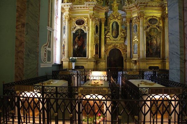 Interior, Peter and Paul Cathedral, St Petersburg, Russia, 2011. Artist: Sheldon Marshall