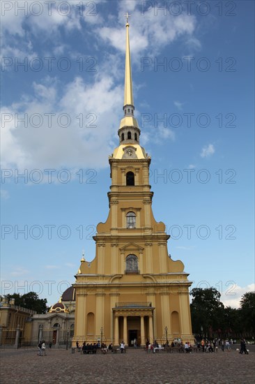 Bell tower, Peter and Paul Cathedral, St Petersburg, Russia, 2011. Artist: Sheldon Marshall