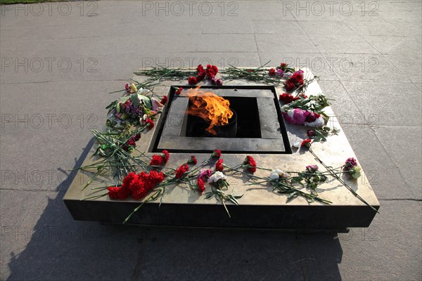 Eternal Flame in the Field of Mars, St Petersburg, Russia, 2011. Artist: Sheldon Marshall