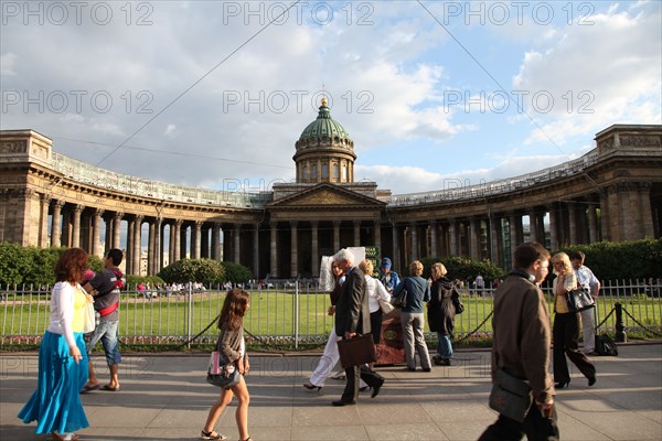 Kazan Cathedral, St Petersburg, Russia, 2011. Artist: Sheldon Marshall