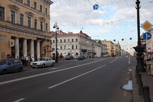 Nevsky Prospect, St Petersburg, Russia, 2011. Artist: Sheldon Marshall