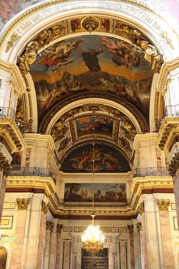 Interior, St Isaac's Cathedral, St Petersburg, Russia, 2011. Artist: Sheldon Marshall