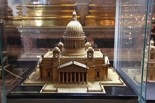 Model of St Isaac's Cathedral, St Petersburg, Russia, 2011. Artist: Sheldon Marshall