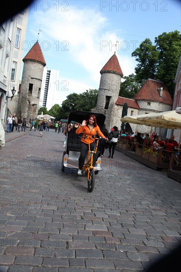 Viru Gate, entrance to the Old Town, Tallin, Estonia, 2011.  Artist: Sheldon Marshall