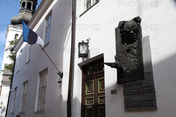 Relief sculpture of Voldemar Panso, Tallin, Estonia, 2011. Artist: Sheldon Marshall