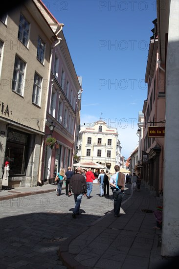 Street scene, Tallin, Estonia, 2011. Artist: Sheldon Marshall
