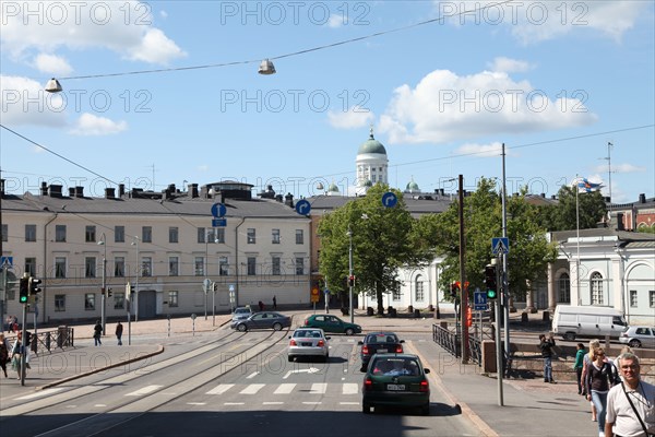 Street scene, Helsinki, Finland, 2011. Artist: Sheldon Marshall