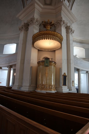 Pulpit, Lutheran Cathedral, Helsinki, Finland, 2011. Artist: Sheldon Marshall