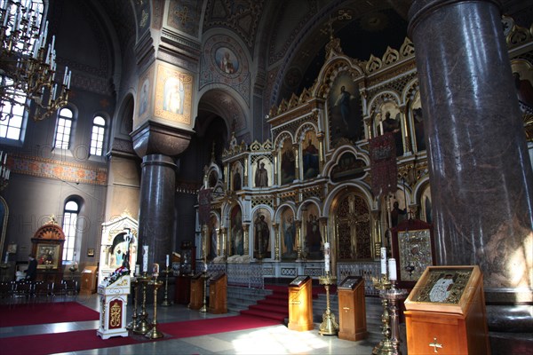 The iconostasis, Uspenski Cathedral, Helsinki, Finland, 2011. Artist: Sheldon Marshall