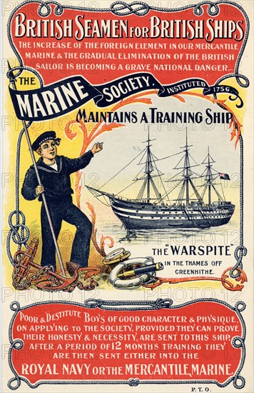 Marine Society, 19th century. Artist: Unknown