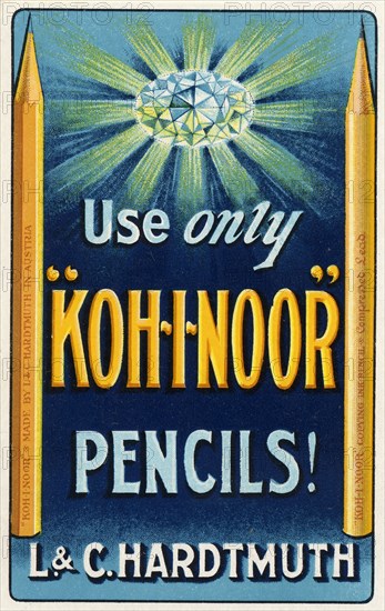 Koh-I-Noor pencils, 1900s. Artist: Unknown