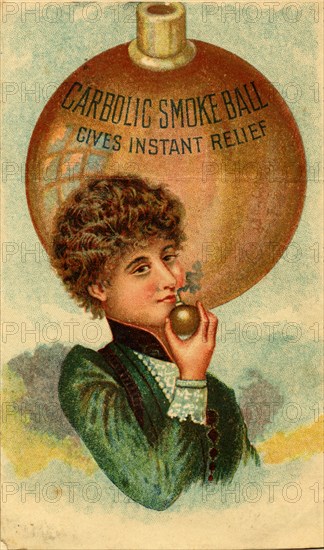 Carbolic Smoke Ball, 19th century. Artist: Unknown