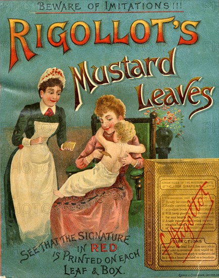 Rigollot's Mustard Leaves, 19th century. Artist: Unknown