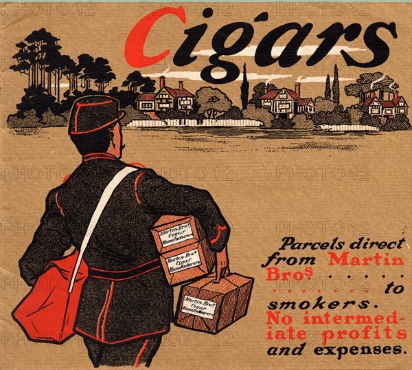 Martin Bros. Cigar Manufacturers, 1900s. Artist: Unknown