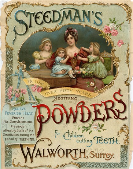 Steedman?s Powders, 19th century. Artist: Unknown
