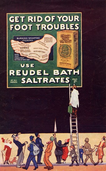 Reudel Bath Saltrates, 1910s. Artist: Unknown