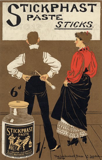 Stickphast Paste, 19th century. Artist: Unknown