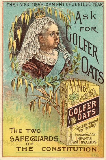 Golfer Oats, 19th century. Artist: Unknown